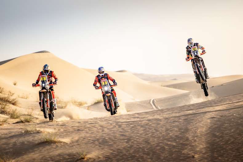 Dakar Rally 2021 Ktm Factory Team Line Up New Livery