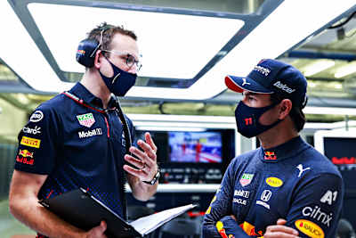 Checo And His Race Engineer Hugh Bird