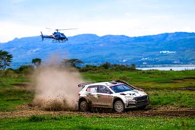 Robert Virves won WRC2 on his Safari Rally Kenya debut