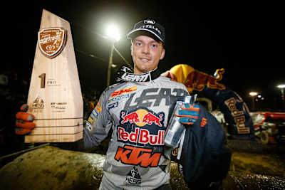 I came first in the Endurocross race at Extreme XL Lagares, the first stop of the 2019 WESS.