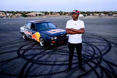 Samkeliso Thubane poses for a portrait during filming of Racing Around Kyalami in Johannesburg, South Africa on October 4, 2024 
