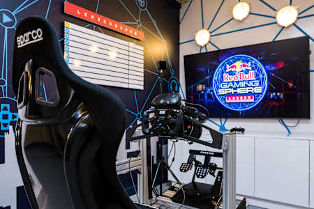 Race like a pro in the Red Bull Gaming Sphere