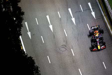 Max Verstappen of Oracle Red Bull Racing at the 2022 Singapore Grand Prix.