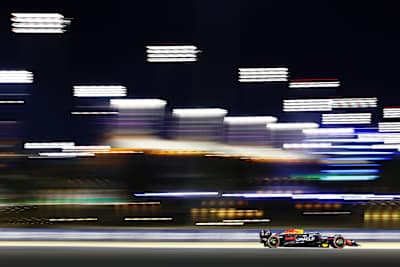 Max Verstappen w drodze po triumf w GP Bahrajnu 2024