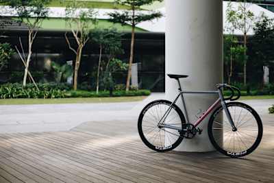 Fixed gear bikes are simple, but really quick.