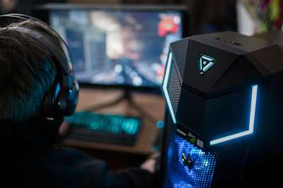 An image of Daniel Melville’s Predator monitor