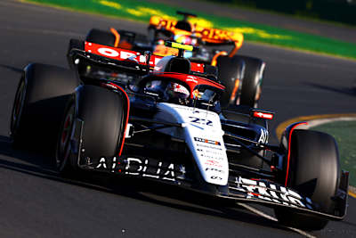 Yuki Tsunoda of Scuderia AlphaTauri at the Australian Grand Prix on April 2, 2023.