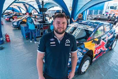 Kaptein: the man behind M-Sport Ford's weather calls.  