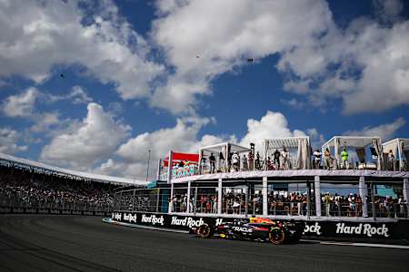 Max Verstappen of Oracle Red Bull Racing on track during qualifying ahead of the F1 Miami Grand Prix 2025