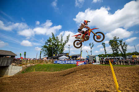Tom Vialle at Round 11 of the AMA Motocross Series at Ironman Raceway 