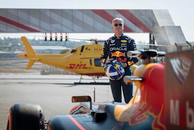 David Coulthard poses for a portrait during filming of Racing Around Kyalami in Johannesburg, South Africa on October 4, 2024.