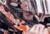 Marc Marquez of Spain adjusts his helmet before the start of the sprint race during the MotoGP Shark Grand Prix de France at Le Mans, France on May 13, 2023.