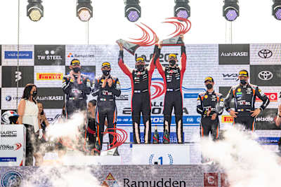 Historiallinen päivä! Kalle Rovanperän ensimmäinen WRC-sarjan voitto.
