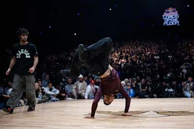 B-Boy Victor at Red Bull Lords of The Floor 2024 at WAMU Theater in Seattle