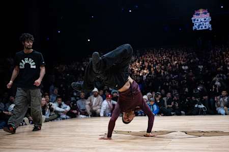 B-Boy Victor at Red Bull Lords of The Floor 2024 at WAMU Theater in Seattle