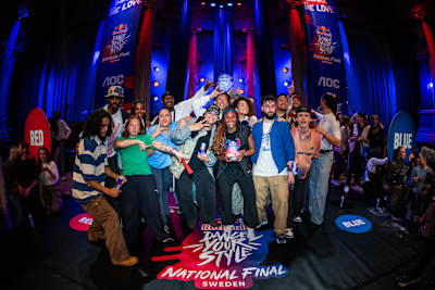 All the dancers including winner Mpululu at the Red Bull Dance Your Style Sweden Final 2024 at Nalen, Stockholm September 27th.