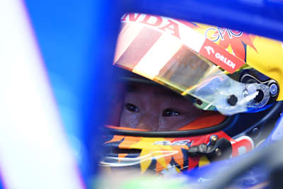 Yuki Tsunoda of Visa Cash App RB at the Saudi Arabian Grand Prix on March 9, 2024.