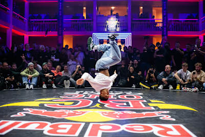 B-Boy Lee durante a Red Bull BC One Last Chance Cypher de 2021