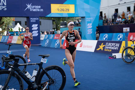 Rachel Klamer at the 2022 European Championships in Munich, Germany