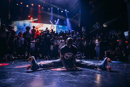 Bad Boys Skate Crew at the 2022 Red Bull Dance Your Style in Atlanta