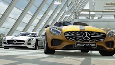 Una captura de pantalla de Gran Turismo Sport.