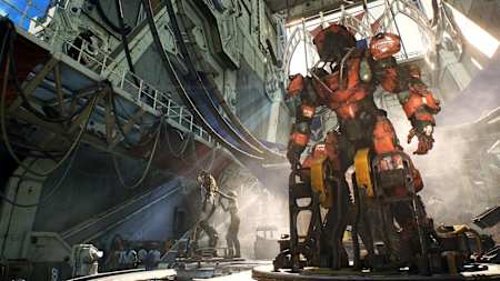 The Colossus Class suits from Anthem, the new video game from Bioware.