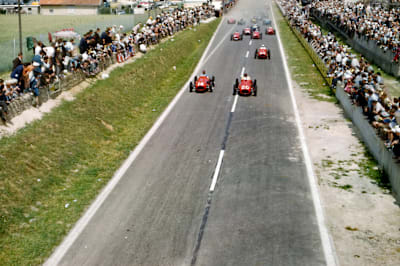 An archive image of the Formula One French Grand Prix in 1953. 