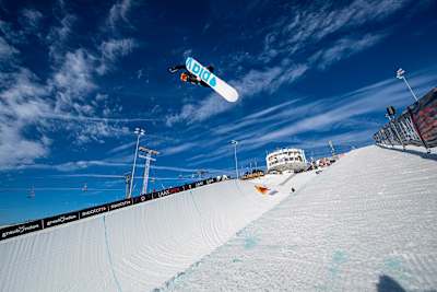 Queralt Castellet imponerer ved Laax Open 2020.