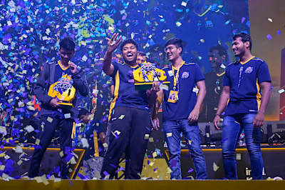 Winners of the India Finals of Red Bull Campus Clutch, held in Mumbai, India on September 24, 2022