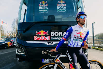 Feeling at home: Arne Marit during the Omloop recon