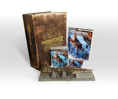 L'édition Fortune Hunter du jeu vidéo Uncharted 2: Among Thieves sur PlayStation 3.