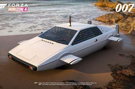 A screenshot of the 1977 Lotus Esprit James Bond Edition