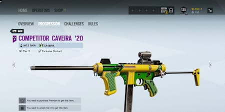 Caveira's M12 skin is citrus fresh