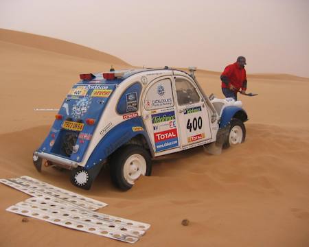 El Citröen 2 Cv de 1963 en el Dakar de 2007