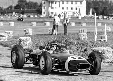 Österreich-GP 1963 auf dem Flugplatz in Zeltweg. Sieger: Jack Brabham