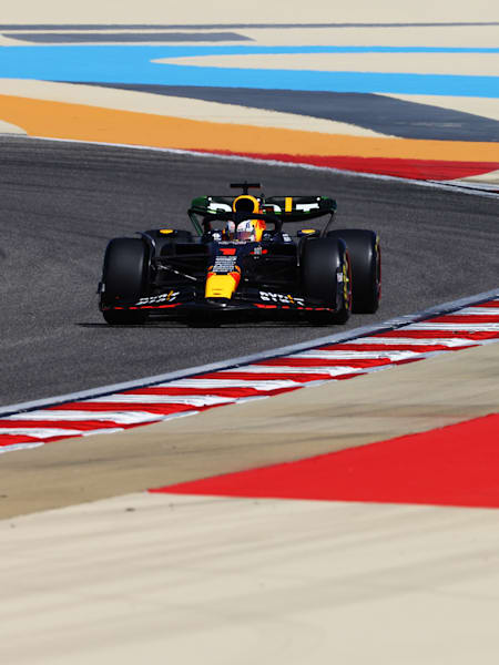 Max Verstappen of the Netherlands driving the Oracle Red Bull Racing RB19 on track during day one of F1 Testing at Bahrain International Circuit on February 23, 2023. 