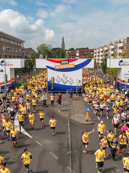 Participants seen during the Wings for Life World Run in Breda, The Netherlands on May 05,
2024.