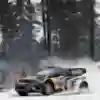 Andreas Mikkelsen in action in Sweden
