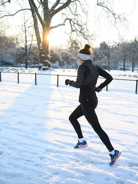 Where possible, try to run on fresh snow