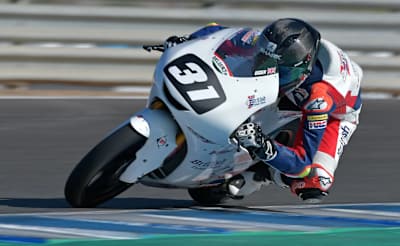 Scott Ogden on his Honda NSF250R
