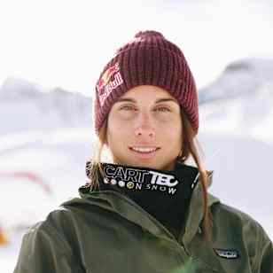 Queralt Castellet poses for a portrait in Kitzsteinhorn, Austria on November 17, 2022