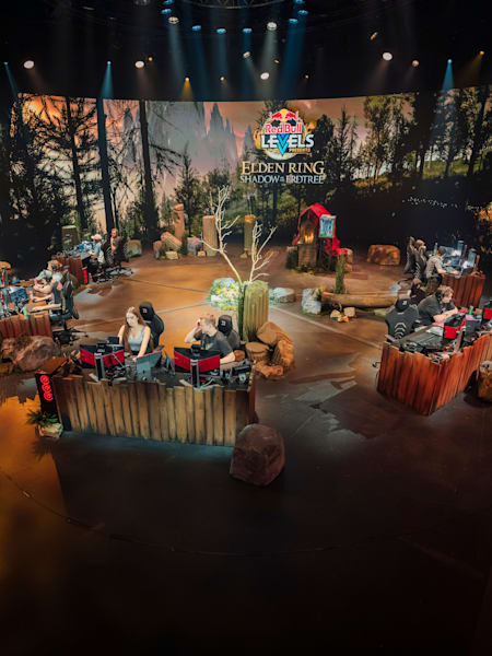 The Red Bull Levels presents Elden Ring 2024 studio in Berlin set the mood for the world of the action RPG.