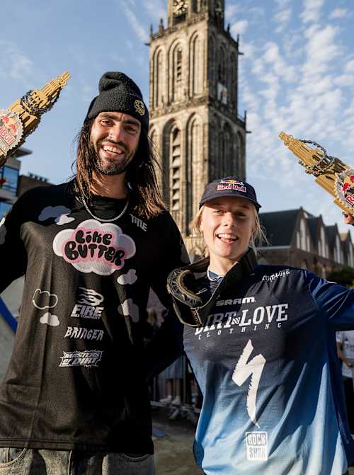 Tim Bringer en Alma Wiggberg winnaars Red Bull District Ride 2026