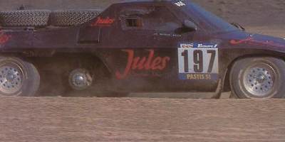 Thierry De Montcorgé con el Jules II Proto Dakar 1984