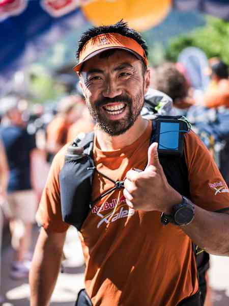 Bei Yu (CHN) at Red Bull X-Alps 2025 in Kitzbühel, Austria