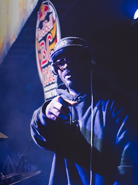 Le producteur de musique Glen Earl Boothe, aka Knxwledge.