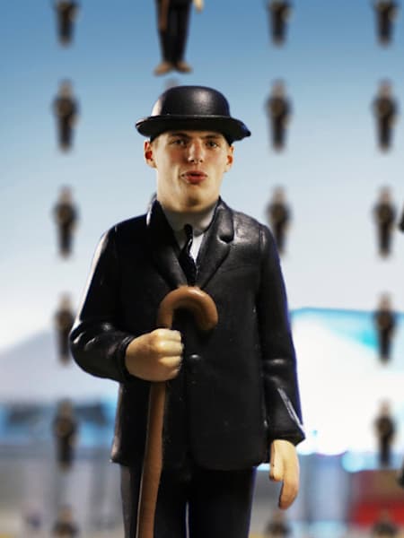 Max Verstappen's guide to the Belgian Grand Prix Spa-Francorchamps circuit in a slot car.