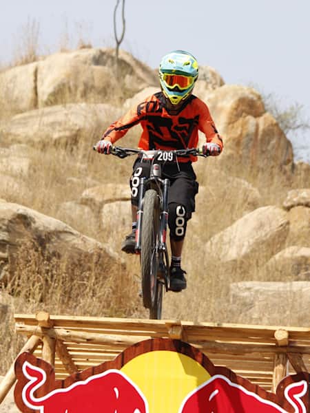 India s only road gap in downhill biking