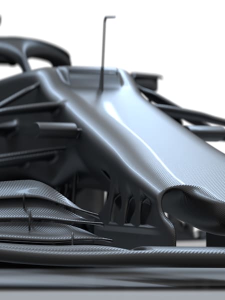 Der AlphaTauri-Bolide ohne "Bemalung"