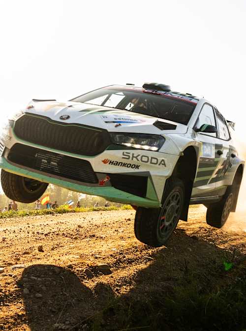 Robert Virves impressed all weekend-long on his home rally